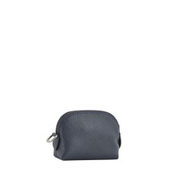 Porte-monnaie zippé Le Foulonné cuir LONGCHAMP Navy