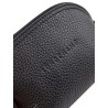 Porte-monnaie zippé Le Foulonné cuir LONGCHAMP Noir