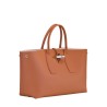 Sac porté main L Roseau cuir LONGCHAMP Naturel