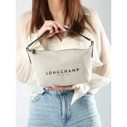 Sac bandoulière Essential Toile LONGCHAMP Ecru