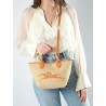 Sac panier S Le Panier Pliage LONGCHAMP Abricot