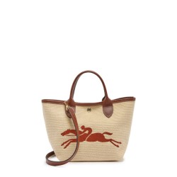 Sac panier S Le Panier Pliage LONGCHAMP Brun