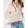 Sac cabas L Essential Toile LONGCHAMP Fraise