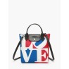 Sac bandoulière XS Longchamp x Robert Indiana LONGCHAMP Blanc