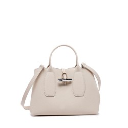 Sac porté main M Roseau cuir LONGCHAMP Papier