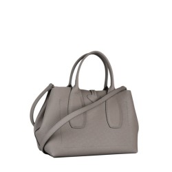 Sac porté main M Roseau cuir LONGCHAMP Tourterelle