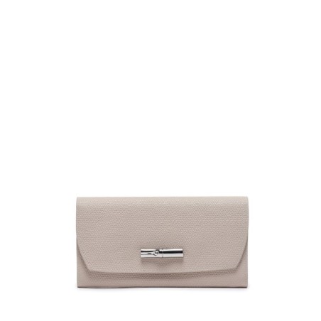 Portefeuille à rabat Roseau cuir LONGCHAMP Papier