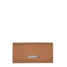 Portefeuille à rabat Roseau cuir LONGCHAMP Naturel