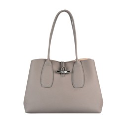 Sac porté épaule Roseau cuir LONGCHAMP Tourterelle