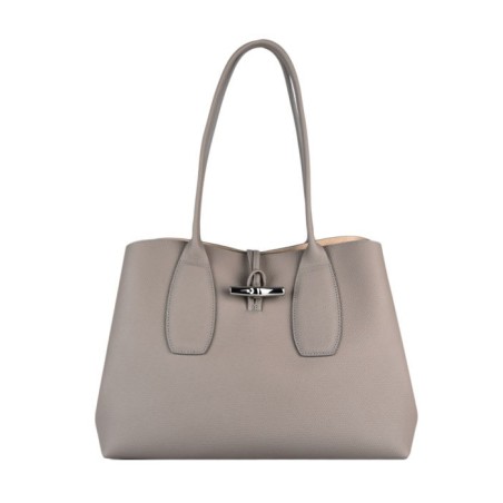 Sac porté épaule Roseau cuir LONGCHAMP Tourterelle