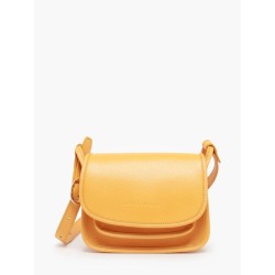 Sac bandoulière S Le Foulonné cuir LONGCHAMP Abricot