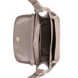 Sac bandoulière S Le Foulonné cuir LONGCHAMP Tourterelle