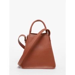 Sac porté main Le foulonné cuir LONGCHAMP Caramel