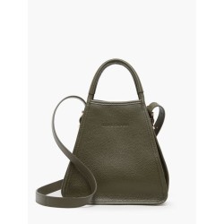 Sac porté main Le foulonné cuir LONGCHAMP Kaki