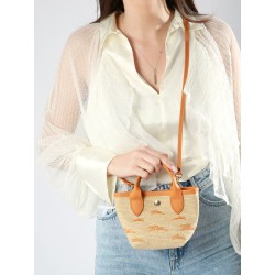 Sac bandoulière Le Panier Pliage LONGCHAMP Abricot