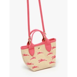Sac bandoulière Le Panier Pliage LONGCHAMP Fraise