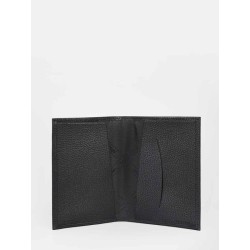 Etui passport Le Foulonné cuir LONGCHAMP Noir