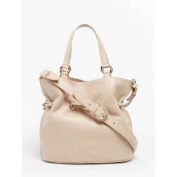 Sac seau M Premier flirt cuir LANCEL Cappuccino doré