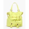 Sac seau M Premier flirt cuir LANCEL Citron vert