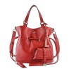 Sac seau M Premier flirt cuir LANCEL Rouge lancel