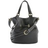 Sac seau M Premier Flirt Python cuir LANCEL Noir roccia