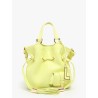 Sac seau S Premier Flirt cuir LANCEL Citron vert