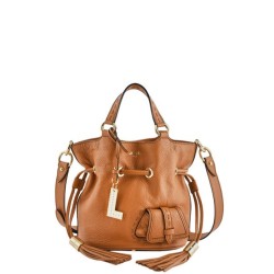 Sac seau S Premier Flirt cuir LANCEL Camel
