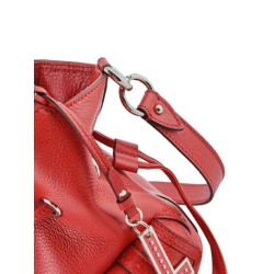 Sac seau S Premier Flirt cuir LANCEL Rouge lancel