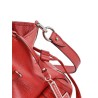 Sac seau S Premier Flirt cuir LANCEL Rouge lancel