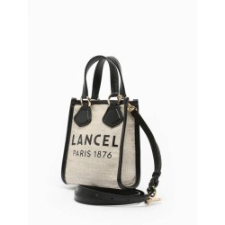 Mini-cabas vertical Cabas d'été LANCEL Naturel noir