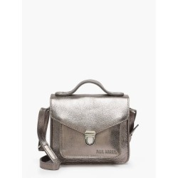 Sac bandoulière Mademoiselle George XS cuir PAUL MARIUS Acier