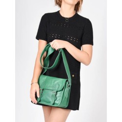 LaSacoche S cuir PAUL MARIUS Emeraude