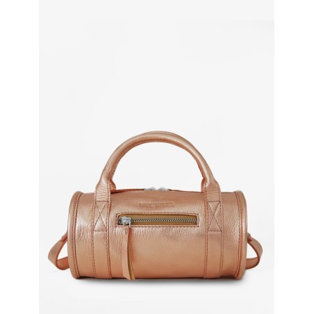 Sac bandoulière Charlie cuir PAUL MARIUS OR ROSE
