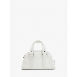 Sac A Main Porté éPaule Cuir Doré Femme Lemini Bowling Vedette