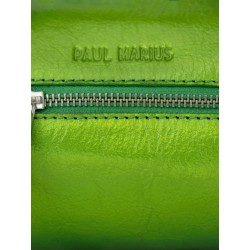 Sac Bowling Cuir Vert Femme Charlie Absinthe