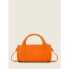 Mini Sac à Main Cuir Orange Femme Charlie Sorbet Mangue