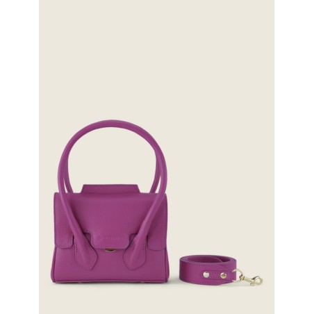 Mini Sac à Main Cuir Violet Femme Colette Xs Sorbet Cassis