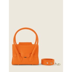 Mini Sac à Main Cuir Orange Femme Colette Xs Sorbet Mangue