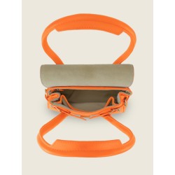 Mini Sac à Main Cuir Orange Femme Colette Xs Sorbet Mangue