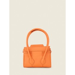 Mini Sac à Main Cuir Orange Femme Colette Xs Pastel Abricot