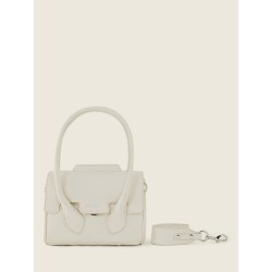 Mini Sac à Main Cuir Blanc Femme Colette Xs Pastel Craie