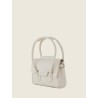 Mini Sac à Main Cuir Blanc Femme Colette Xs Pastel Craie