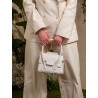 Mini Sac à Main Cuir Blanc Femme Colette Xs Pastel Craie