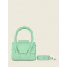 Mini Sac à Main Cuir Vert Femme Colette Xs Pastel Menthe