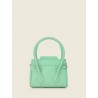 Mini Sac à Main Cuir Vert Femme Colette Xs Pastel Menthe
