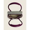 Mini Sac à Main Cuir Violet Femme Colette Xs Art DéCo Zinzolin