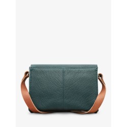 Sac BandoulièRe Cuir Femme Bleu Lemini Indispensable Bleu Piscine