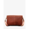Sac BandoulièRe Cuir Femme Marron Lemini Indispensable Naturel