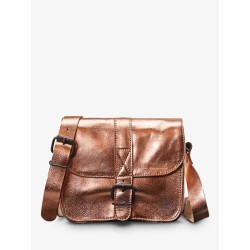 Petit Sac BandoulièRe Cuir Or Rose Femme L'Essentiel Or Rose