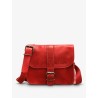 Petit Sac BandoulièRe Cuir Rouge Femme L'Essentiel Rouge